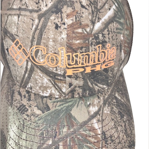 COLUMBIA PFG Camouflage trucker hat men’s size S/m medium - Picture 2 of 14